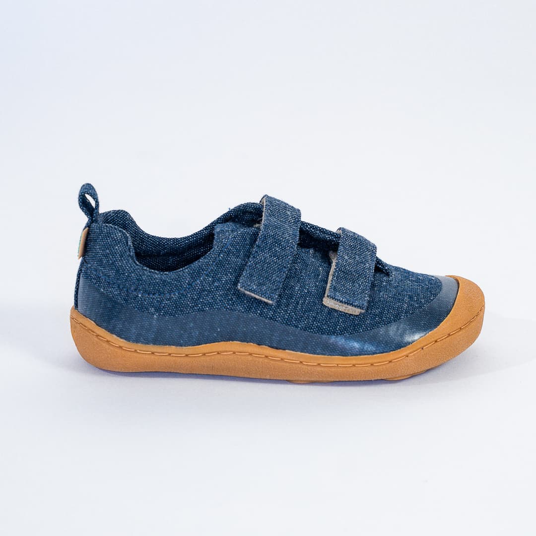 Tenis textil barefoot azul 3