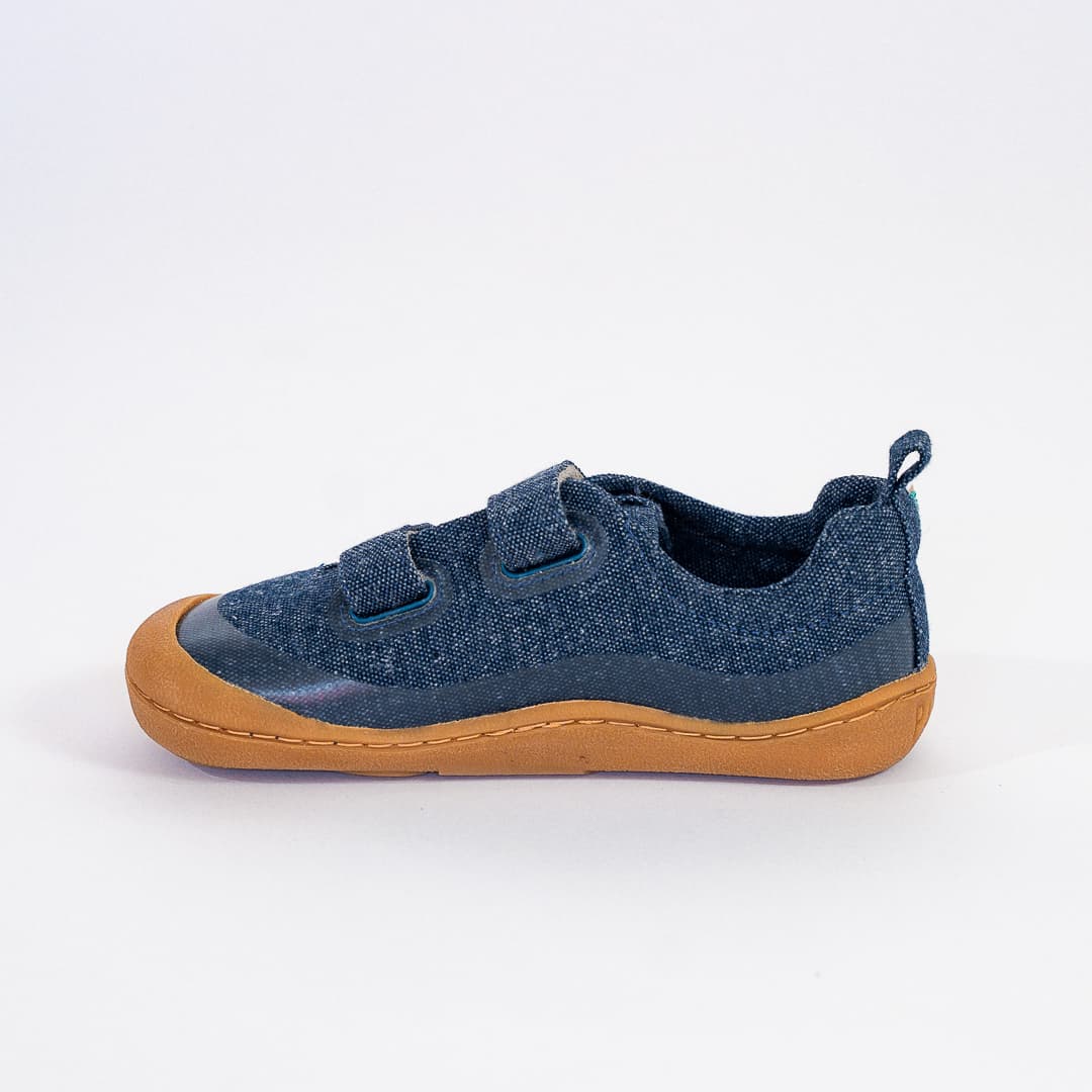 Tenis textil barefoot azul 4