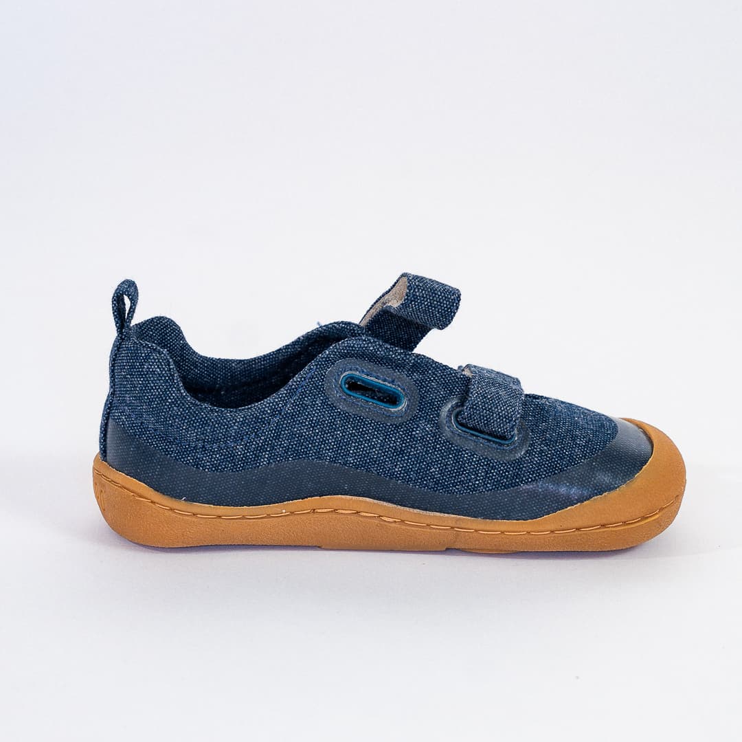 Tenis textil barefoot azul 8