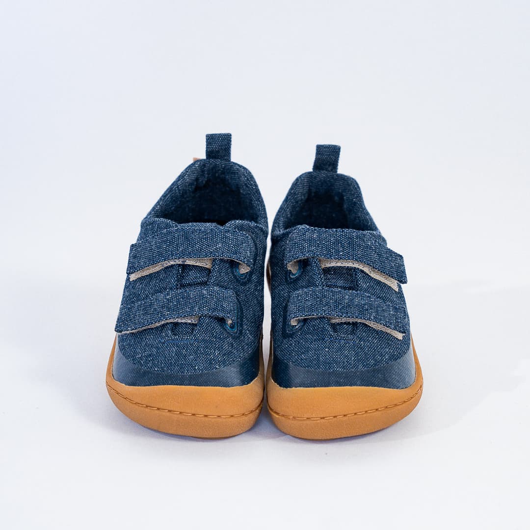 Tenis textil barefoot azul 2
