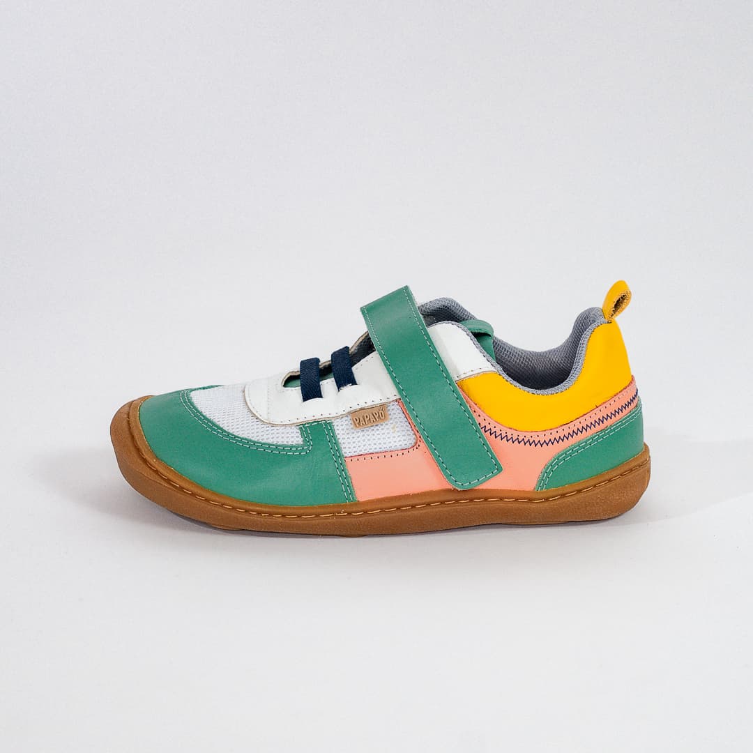 Tenis cuero barefoot verde 4