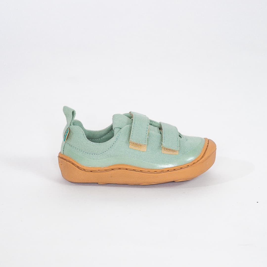 Tenis textil barefoot verde 3