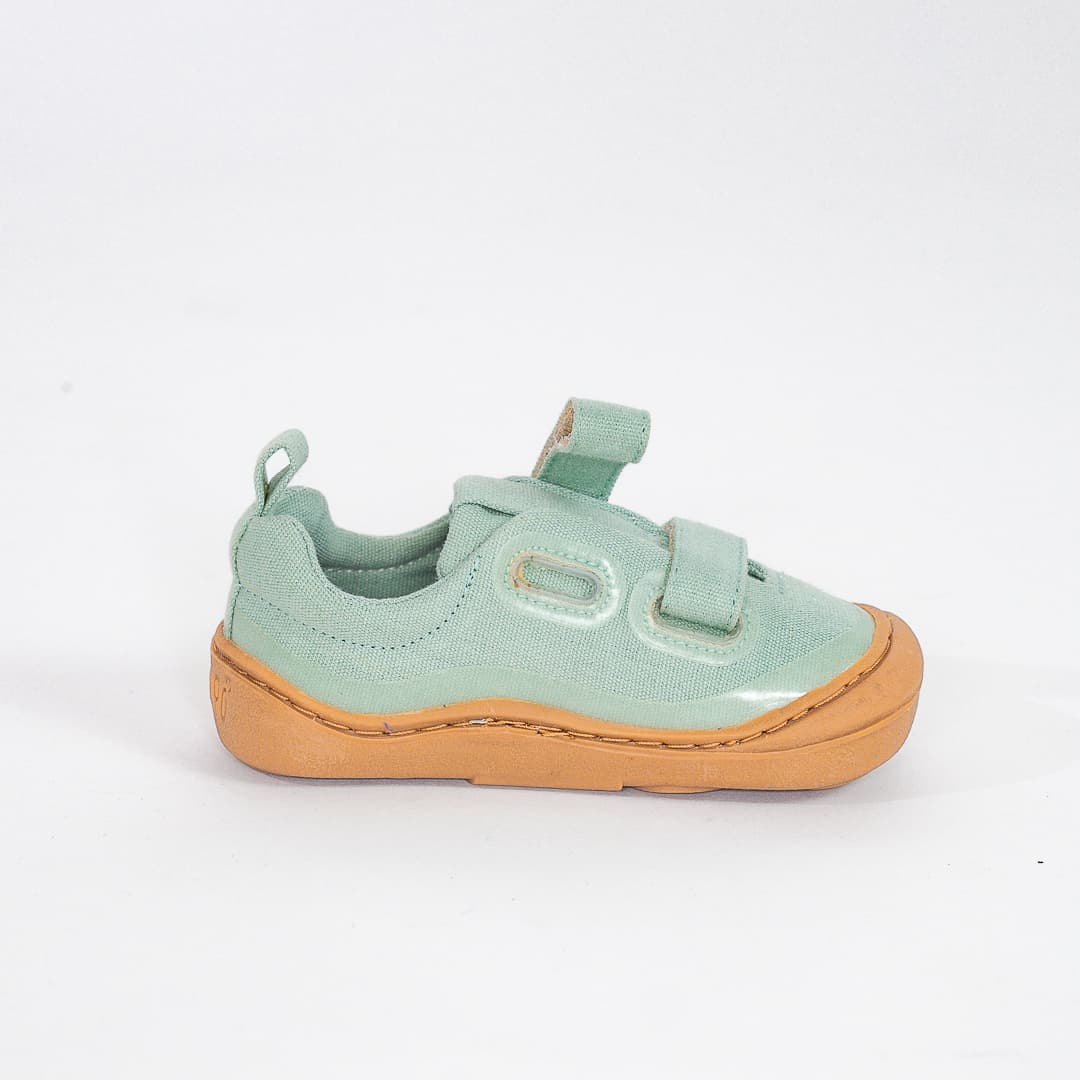 Tenis textil barefoot verde 8