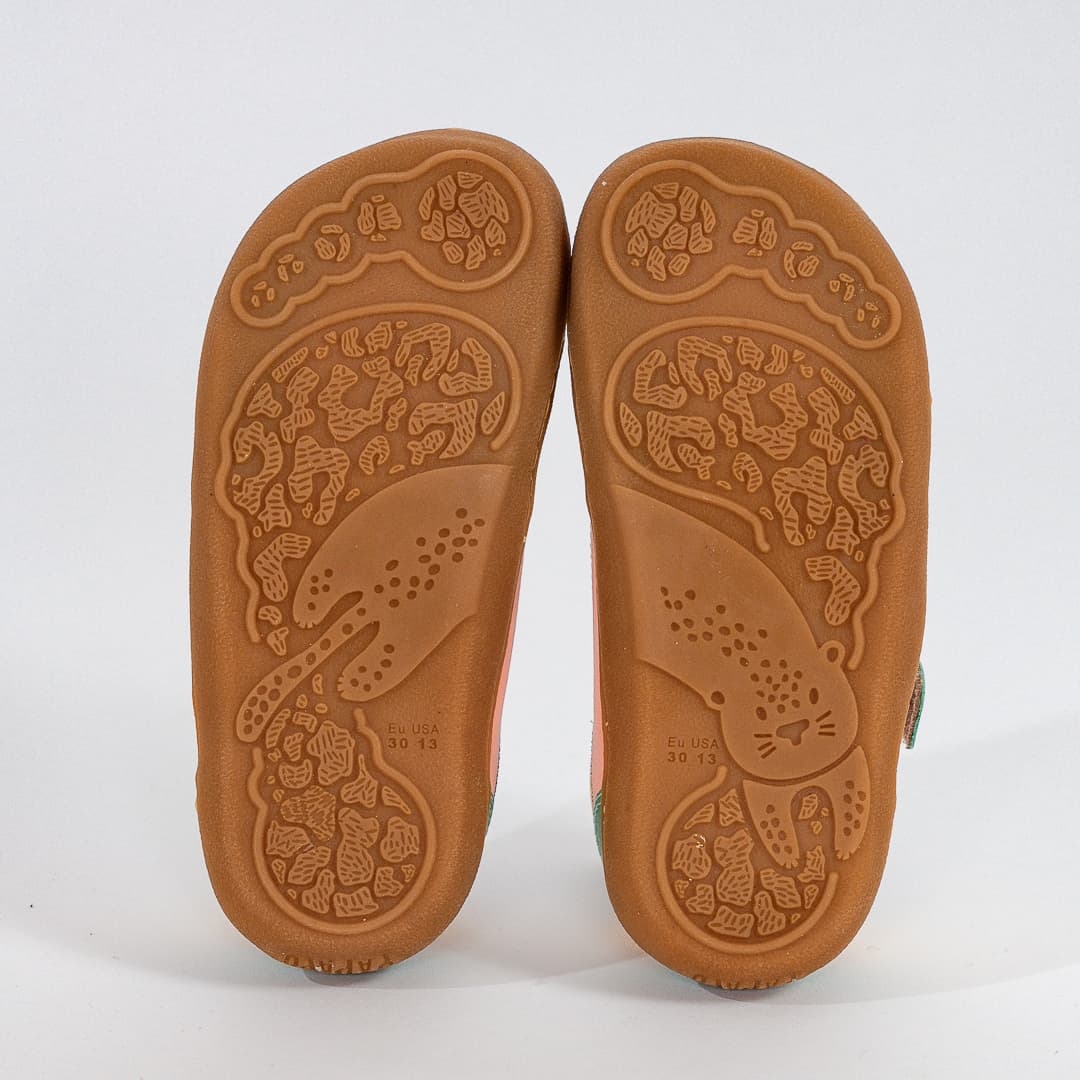 Tenis cuero barefoot verde 5