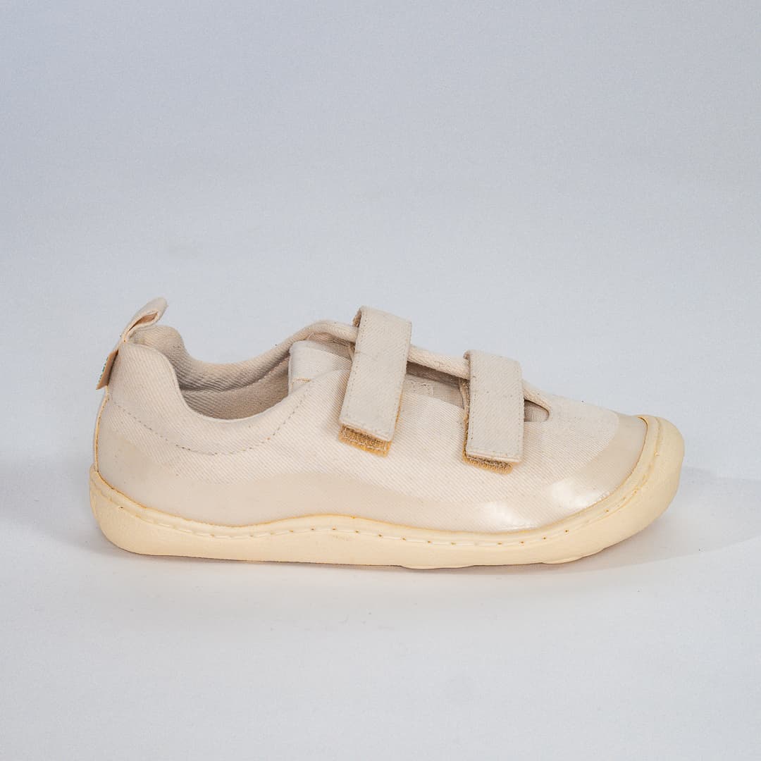 Tenis textil barefoot blanco 3