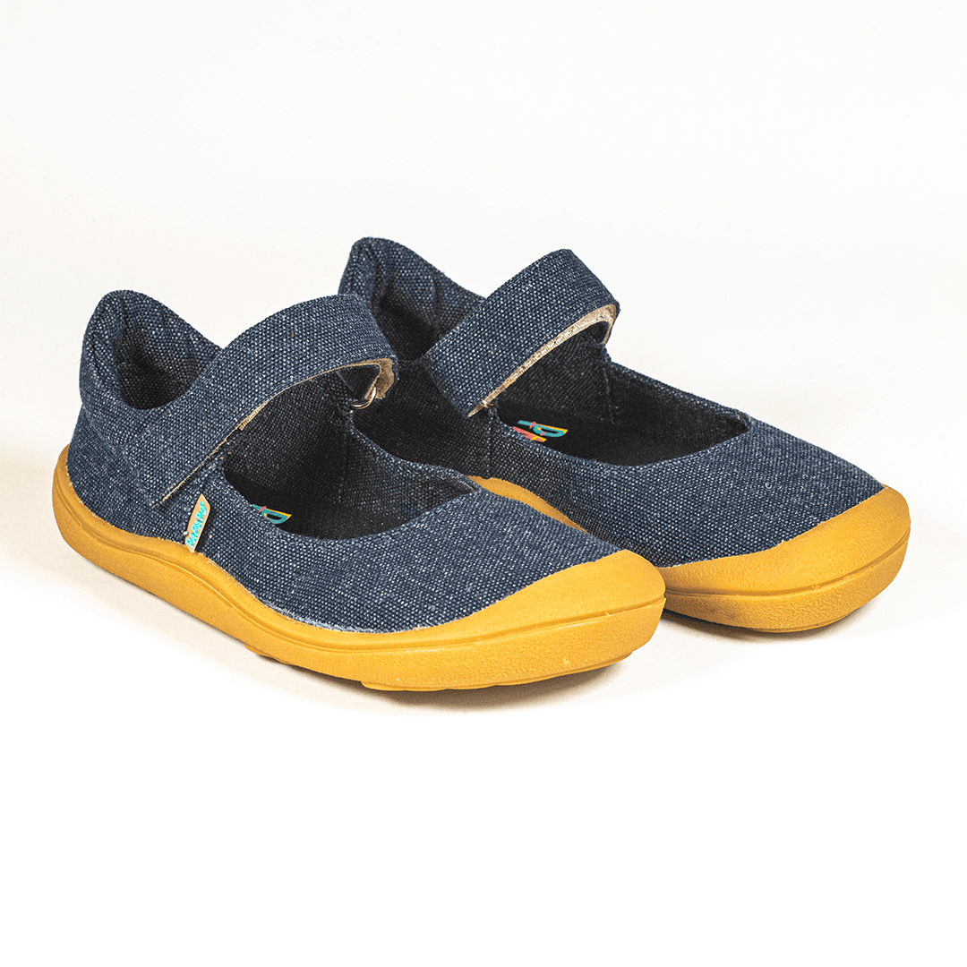 Bailarina textil barefoot azul 2
