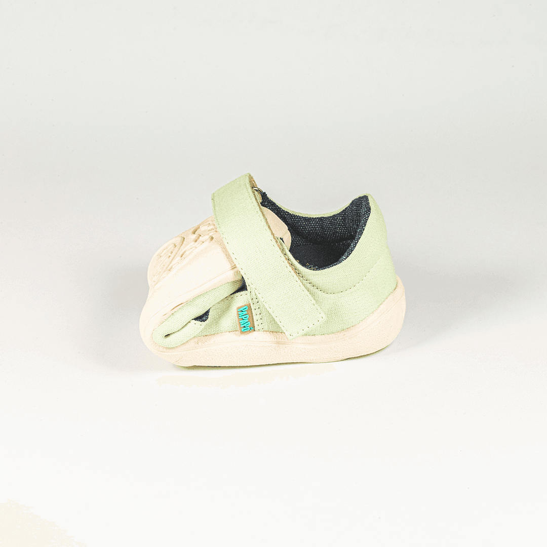 Bailarina textil barefoot verde 6