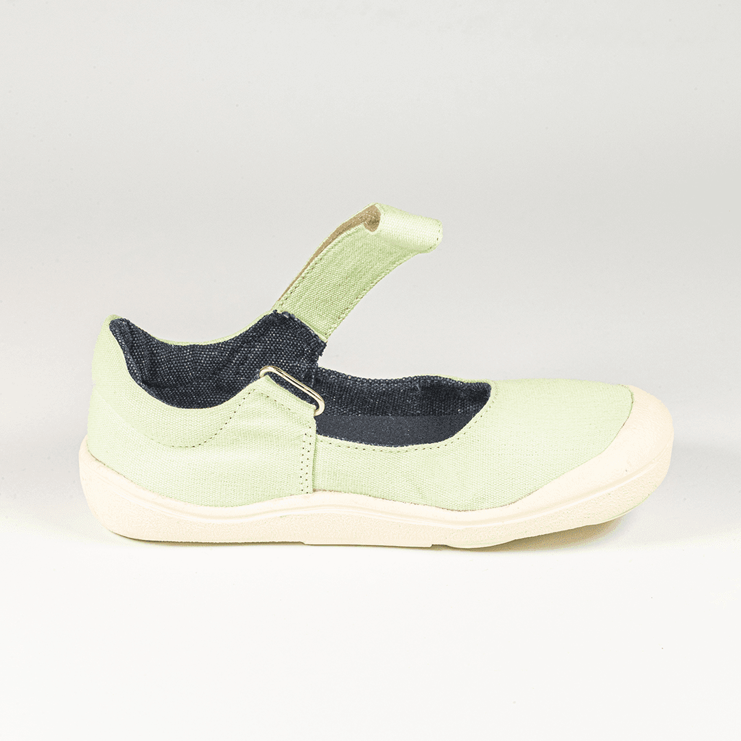 Bailarina textil barefoot verde 7